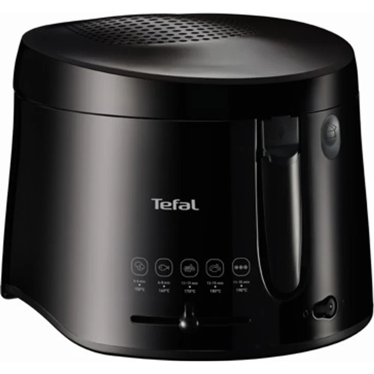 Tefal FF107810 Fritteuse, 1900 Watt, 2,1 l Öl-Volumen, regelbarer Thermostat, schwarz – Bild 1