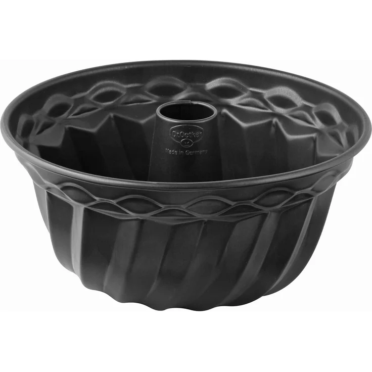 Dr. Oetker Gugelhupfform Ø 22 cm, Backform für Gugelhupf aus Stahlblech, Bundform mit Antihaftbeschichtung für eindrucksvolle Kreationen, hochwertige Kuchenform, Menge: 1 Stück – Bild 1