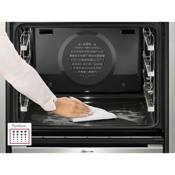 Neff B55CR22N0 (BCR5522N), Backofen, A+, Einbau, elektrisch, Volumen 71 l, Breite 59,6 cm, Selbstreinigung pyrolytische Selbstreinigung, 12 Beheizarten, Kindersicherung – Bild 5