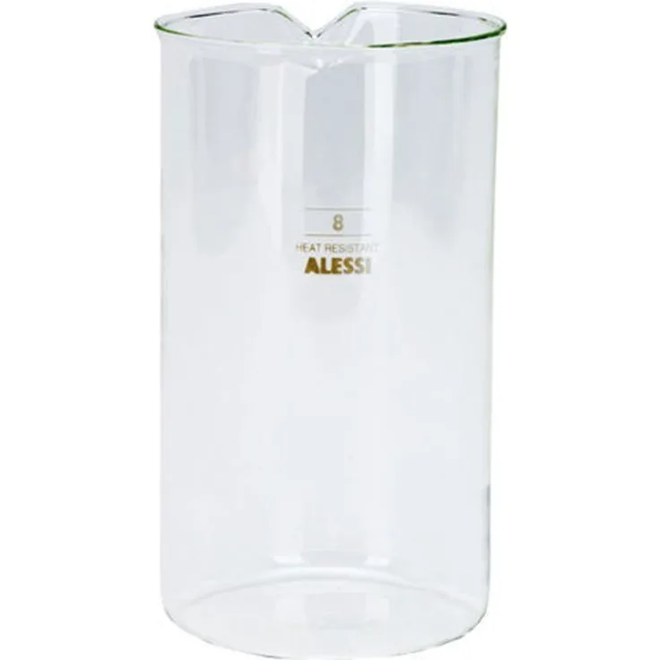 Alessi Ersatzglas für 9094'' Kaffeezubereiter für 8 Tassen