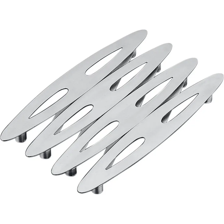 WMF Hot-Pot Topfuntersetzer, ausziehbar 22 x 14 cm, Cromargan Edelstahl mattiert, Untersetzer für Töpfe, Pfannen, heiße Auflaufformen