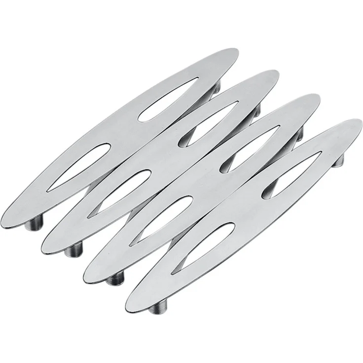WMF Hot-Pot Topfuntersetzer, ausziehbar 22 x 14 cm, Cromargan Edelstahl mattiert, Untersetzer für Töpfe, Pfannen, heiße Auflaufformen