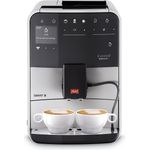Melitta Caffeo Barista T Smart F831-101, Kaffeevollautomat, Smartphone-Steuerung mit Connect App, One Touch Funktion, Silber