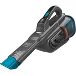 Black + Decker Lithium Dustbuster BHHV320J mit Cyclonic Action – 12V, 25AW, Akku Handstaubsauger mit ausziehbarer Fugendüse & Ladekabel – Beutelloser, kabelloser Staubsauger – Titanium-Blau
