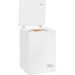 Exquisit GT100-E-040 Gefriertruhe, freistehend, weiß, Schnellgefrieren, Breite 54.5 cm, Energieklasse E