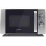 Caso MG20 Ecostyle Ceramic Design Mikrowelle mit Grill, Standgerät, größere Nutzfläche dank Keramikboden, 20 Liter Garraum, Garen auf 2 Ebenen, Edelstahl