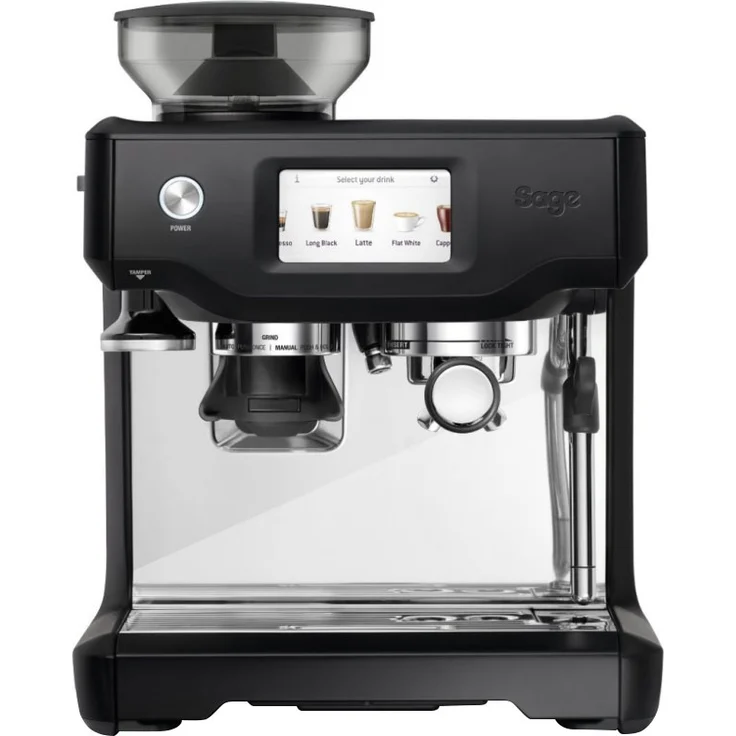 Sage Appliances SES880 Espressomaschine mit integriertem Mahlwerk, Schwarz