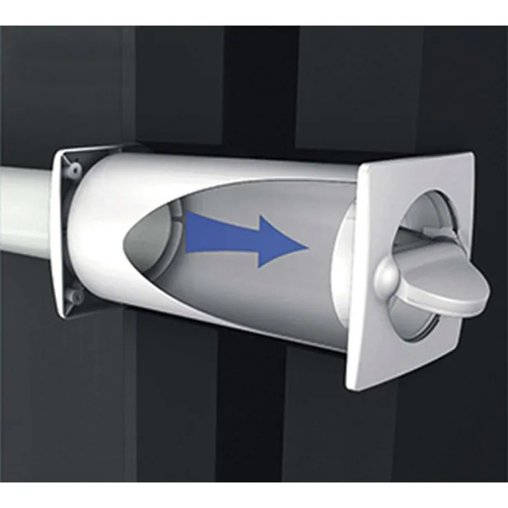 Aeroboy Energiespar Mauerkasten Durchmesser 125 mm Kunststoff weiß wetterbeständig original