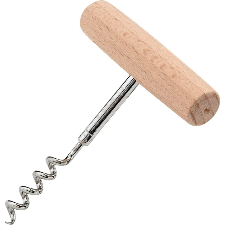 Fackelmann Eco Korkenzieher, 11cm, FSC-zertifizierte Buche