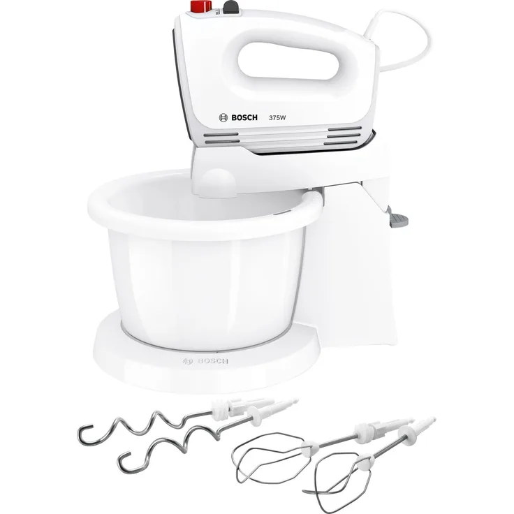 MFQ2600G CleverMixx Handmixer 375W, 4 Geschwindigkeiten, Turbo-Stufe, weiß