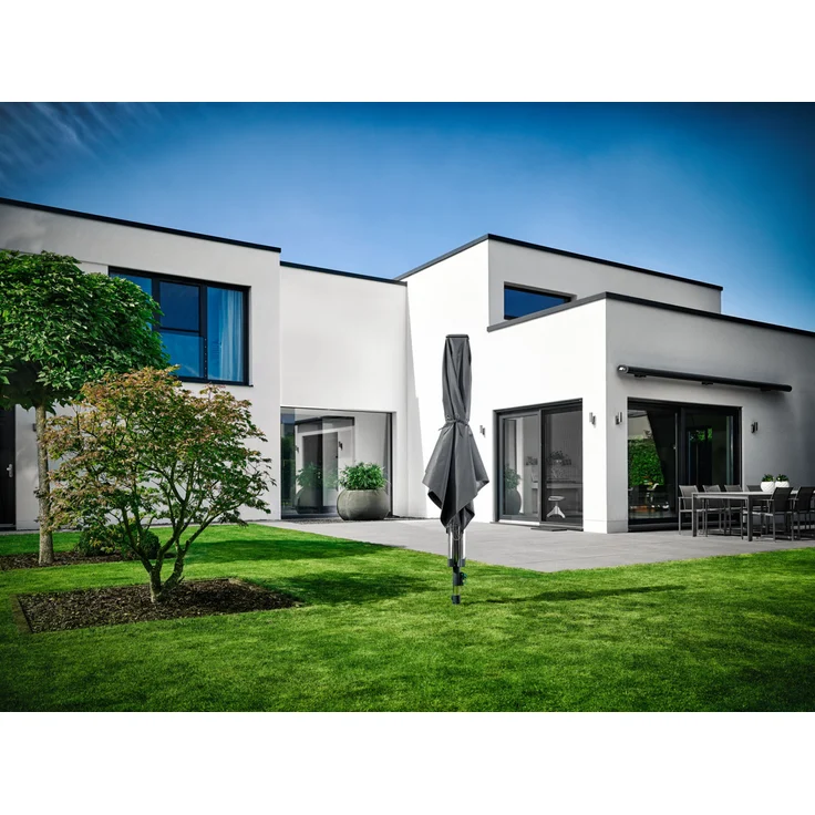 Leifheit 82100 Linoprotect 400, Wäschespinne mit Dach, Aluminium, 40 m Leine für 4 Waschladungen – Bild 14