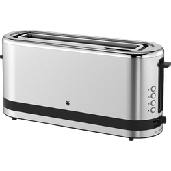 Image for WMF Küchenminis Langschlitz-Toaster (900 W, integrierter Brötchenwärmer, 2 XXL Brotscheiben, Auftau-Funktion)