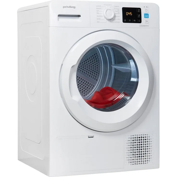 Privileg PWCT M11 82 X DE, Wärmepumpentrockner, A++, Fassungsvermögen 8 kg, Standgerät, Breite 59,5 cm, Wäschetrockner mit Automatik