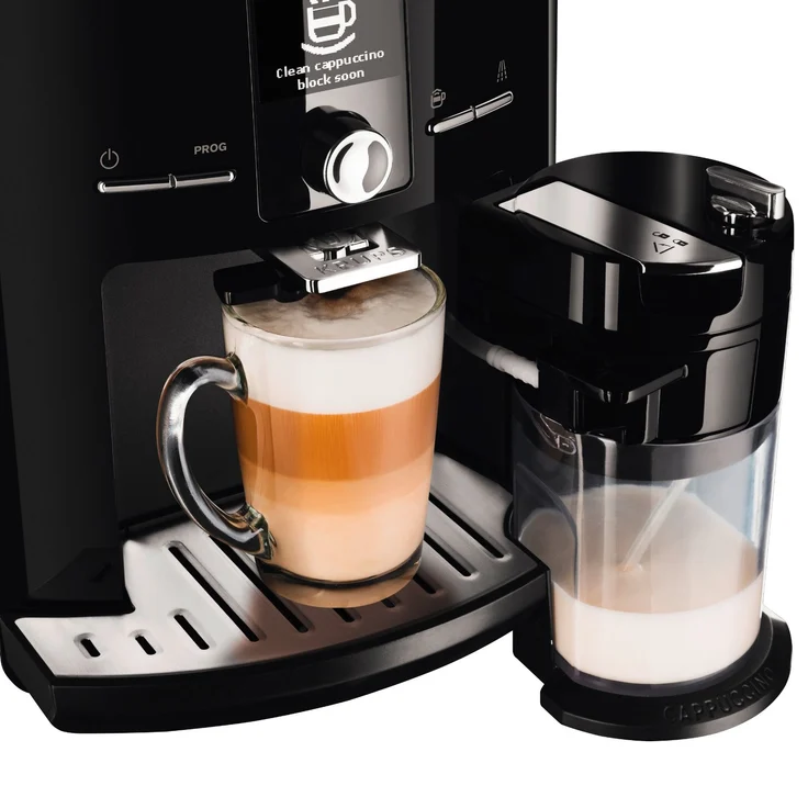 KRUPS EA8298 Kaffeevollautomat mit integriertem Mahlwerk, Latt'Espress One-Touch-Funktion (1,7 l, 15 bar, LC Display, Cappuccinatore) schwarz – Bild 3