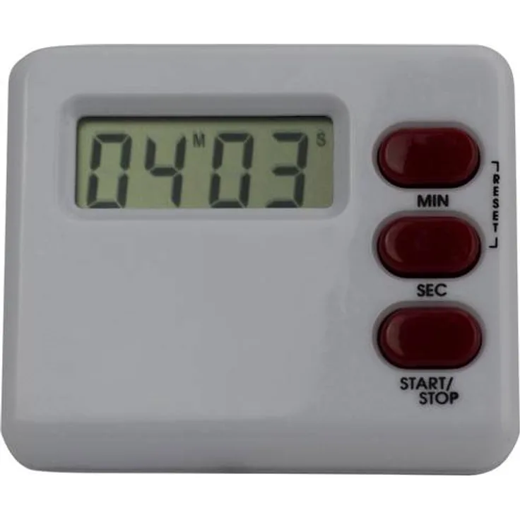 EUROTIME M902012C Timer Weiß, Rot digital