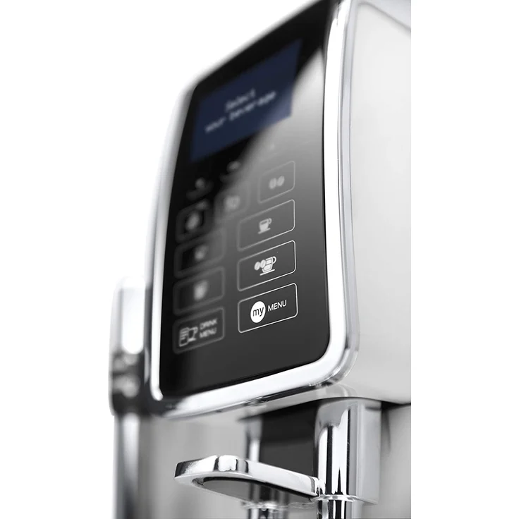 De'Longhi DINAMICA ECAM 350.35.W - Vollautomatische Kaffeemaschine mit integriertem Mahlwerk, 1.8 l, weiß (freistehend, Maschine Espresso Kaffeemaschine, weiß, LCD-Display, 1,8 l) – Bild 7