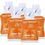 SodaStream Getränke-Sirup Softdrink Ginger Ale Geschmack 375ml, 5er Pack