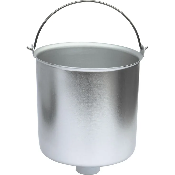 Syntrox Milchshake Maschine, 1 L, selbstkühlender Kompressor, silber, schwarz