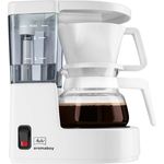 Melitta Filterkaffeemaschine, Aromaboy, 2 Tassen-Glaskanne, Filtereinsatz, Weiß, 101501