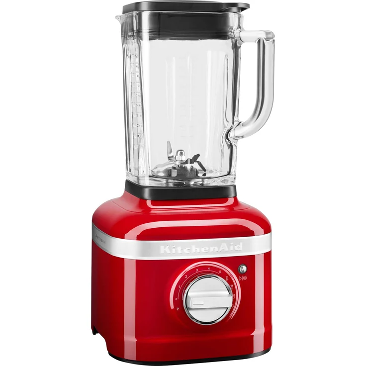 KitchenAid Artisan 5KSB4026ECA Standmixer mit IntelliSpeed, 1200W, 1,4L Glasbehälter, liebesapfelrot, Serie: 5KSB4026 – Bild 2