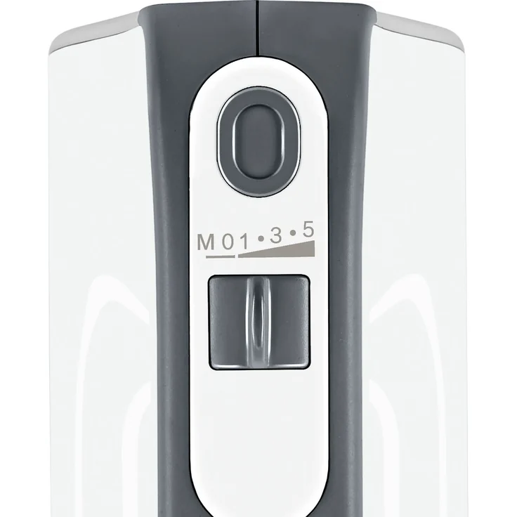 Bosch MFQ4835DE Styline, Premium-Handrührer, sehr leise, 2 Paar Rührbesen, Knethaken, Anschluss für Mixfuß, 575 W, Edelstahl, weiß – Bild 4