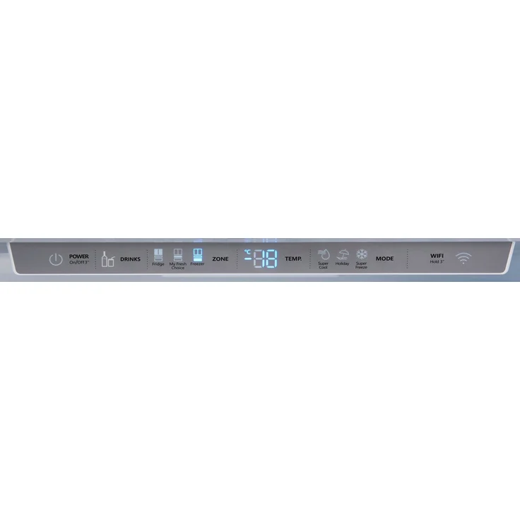 Hisense RF540N4SBI2 French-Door-Kühlschrank, freistehend, silber, NoFrost, Festwasseranschluss, Schnellgefrieren, Breite 79.4 cm – Bild 4