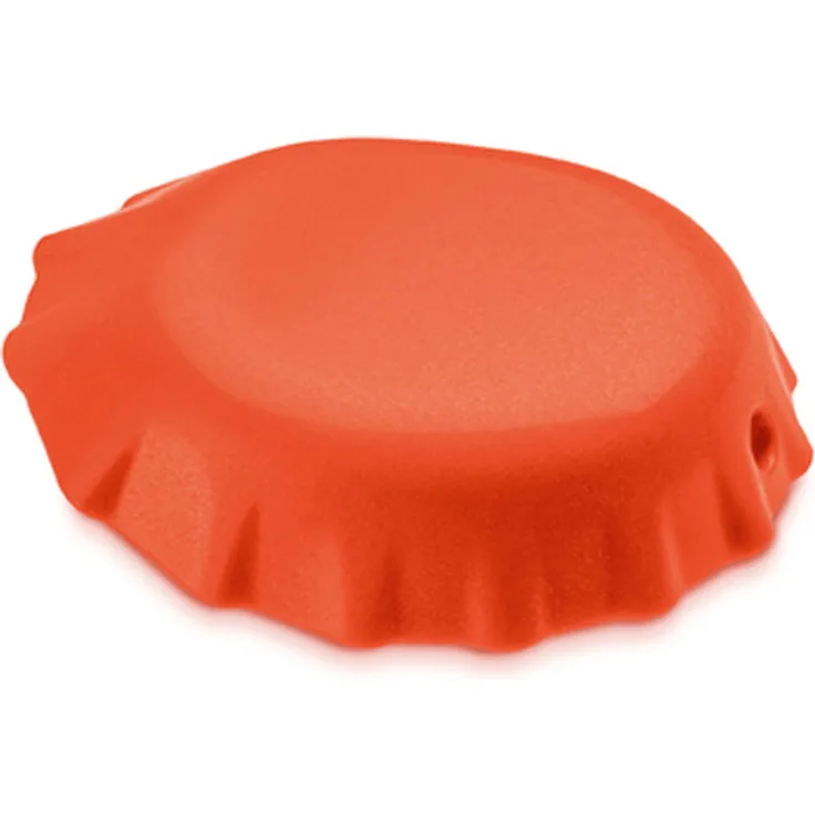Koziol Plopp Flaschenöffner solid orangerot