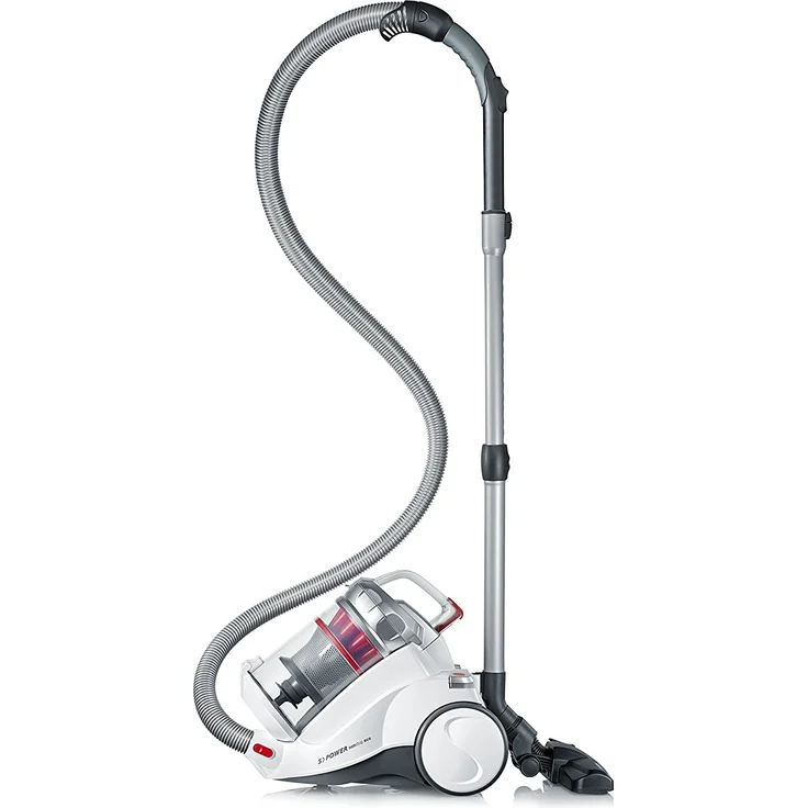 Severin S -Power Nonstop eco Staubsauger ohne Beutel 750 W Weiß, Grau – Bild 2