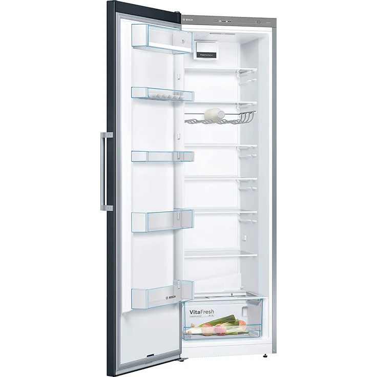 Bosch KSV36VBEP Kühlschrank, freistehend, schwarz, LED, Breite 60 cm, Energieklasse E – Bild 2