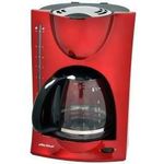 Efbe-Schott Filter-Kaffeemaschine, 1,5 l Fassungsvermögen, Glaskanne, Für bis zu 12 Tassen, 900 W, Rot, SC KA 1050 R, Metallic-rot