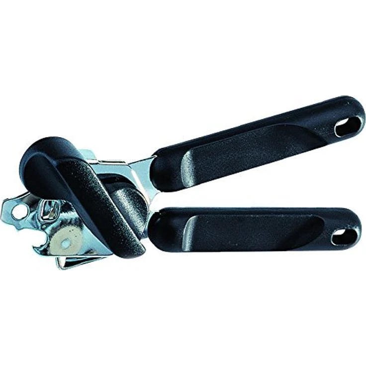 Westmark Zangendosenöffner mit Kapsel- und Deckelheber, Länge: 18,7 cm, Stahl|Kunststoff, Techno, Scharz, 13402270