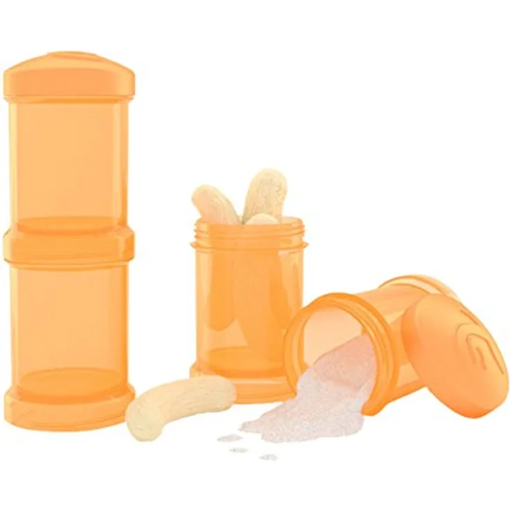 Twistshake 7350083120250 Messbecher 2x100 ml, orange