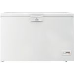 Beko HSA29540N Gefriertruhe, freistehend, weiß, Schnellgefrieren, Lagerzeit bei Störung 67 h, Breite 129 cm, Energieklasse E