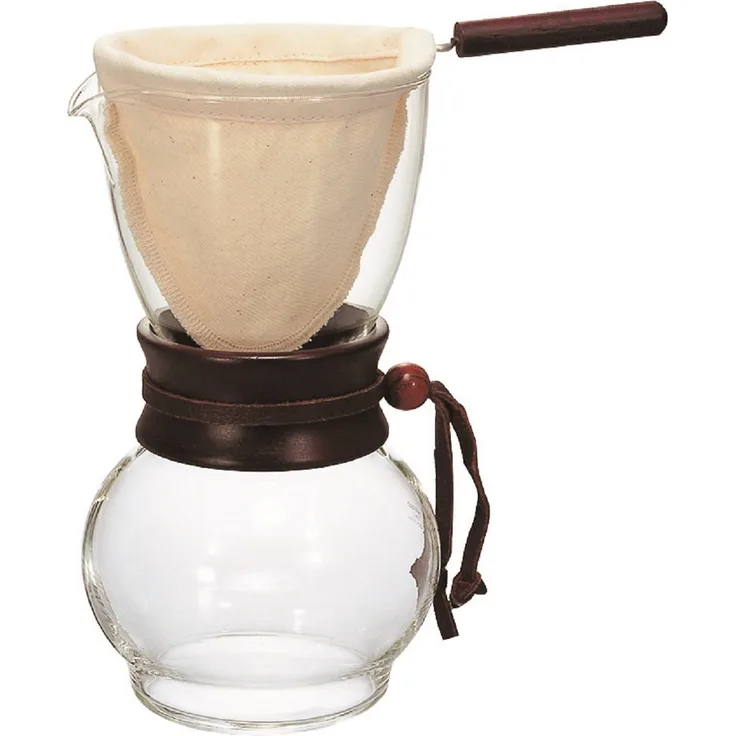 HARIO Kaffeezubereiter, Glas, Holz, farblos,