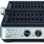 Sage Appliances SGR001 the No-Mess Waffle Plates Waffelplatten, Keramik, Schwarz