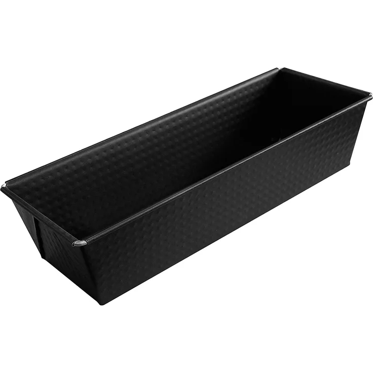Zenker Kastenform, Königskuchenform mit Antihaftbeschichtung, hochwertige Backform in schwarz (Kuchenform: ca. 255x115x70 mm), Menge: 1 Stück