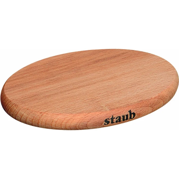 Staub 40509-375-0 Magnetischer Topfuntersetzer Holz, 29 x 20 cm