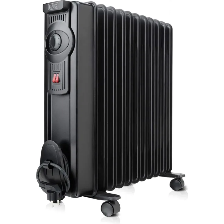 Black + Decker BXRA2300E Heizkörper, 2300 W, Schwarz, Radiator