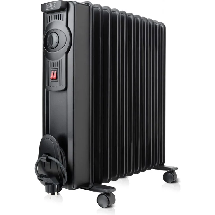Black + Decker BXRA2300E Heizkörper, 2300 W, Schwarz, Radiator