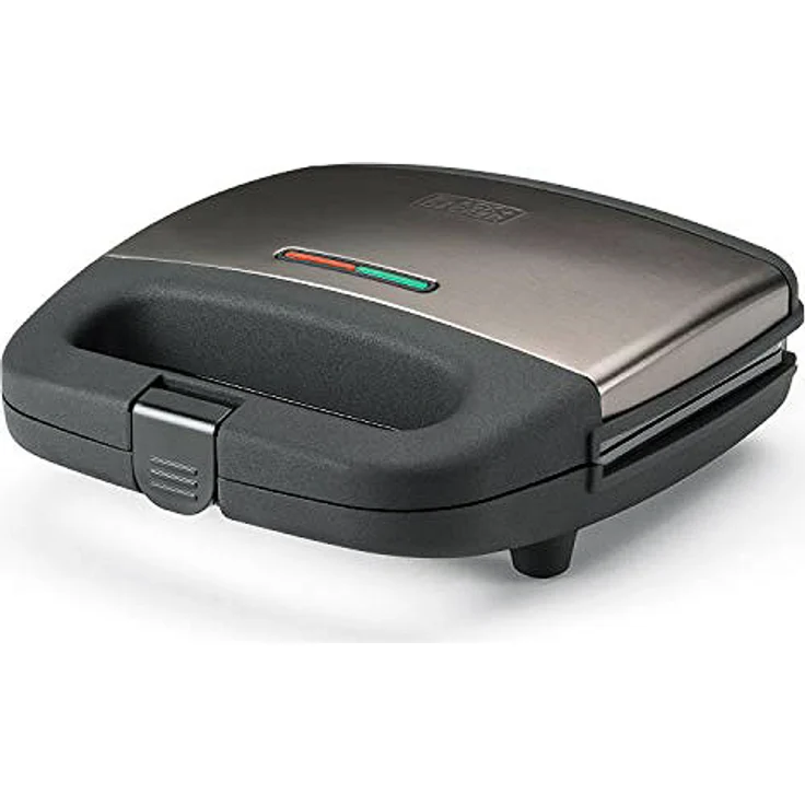 Black + Decker BXSA751E Sandwichmaker 750W Schwarz – Bild 1