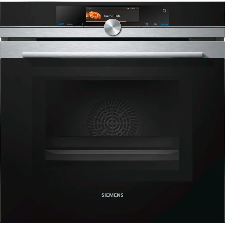 Siemens HN678G4S6, Backofen mit Mikrowelle, A, Einbau, elektrisch, Volumen 67 l, Breite 59,5 cm, Selbstreinigung pyrolytische Selbstreinigung, Anzahl Beheizarten 19, Kindersicherung – Bild 1