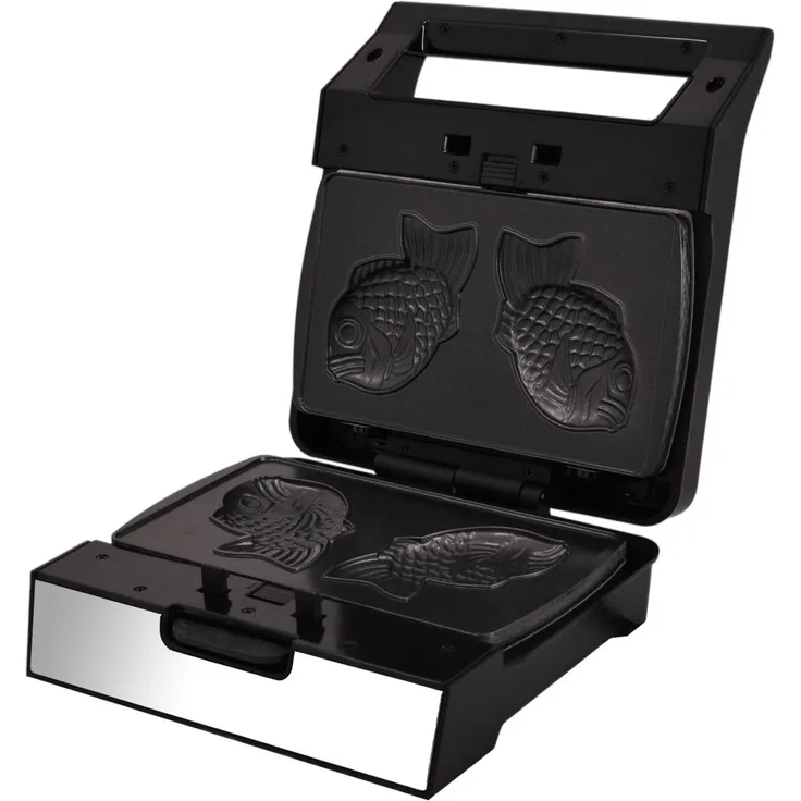Taiyaki Fish Maker Kombigerät mit wechselbaren Platten