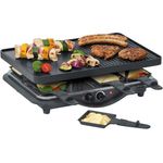 Steba 63 00 RC 28 Raclette-Grill, 45 x 30 cm, Antihaftbeschichtet, 1400 Watt