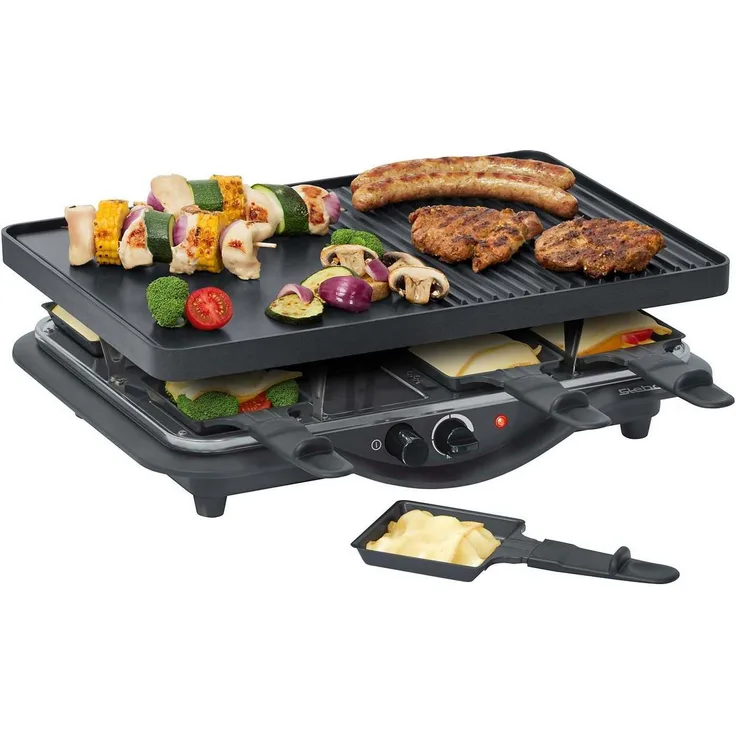 Steba 63 00 RC 28 Raclette-Grill, 45 x 30 cm, Antihaftbeschichtet, 1400 Watt