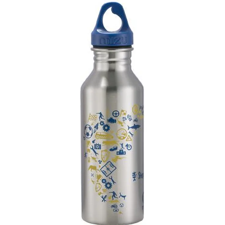 Step by Step Edelstahl-Trinkflasche Blue & Yellow 500nl