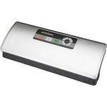 Gastroback 46008 Design Vakuumierer Plus, bis 0,75 bar, Vakuumierleistung 9 L-Min, 120 Watt, schwarz, silber