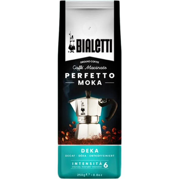 Gemahlener Kaffee Bialetti Perfetto Moka Decaf, 250 g