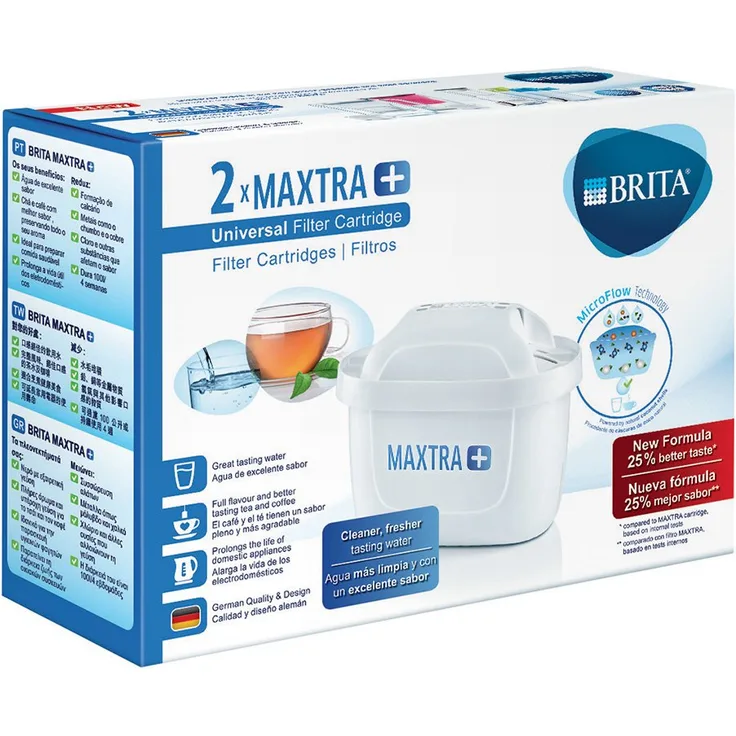 BRITA Maxtra+ Wasserfilter, 100 l 2 Meses weiß