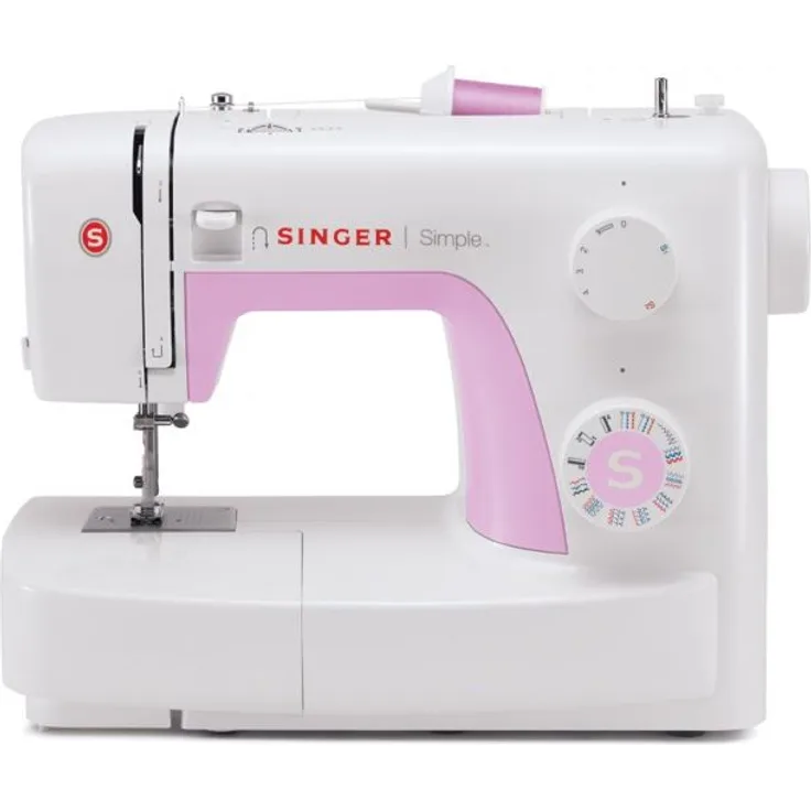 Singer Simple 3223 Nähmaschine 23 Punkte Freiarm-Nähmaschine, weiß