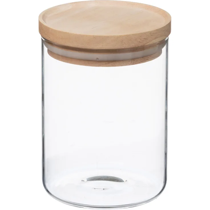 Secret de Gourmet Lebensmitteldose, Glas und Holz, 600 ml 